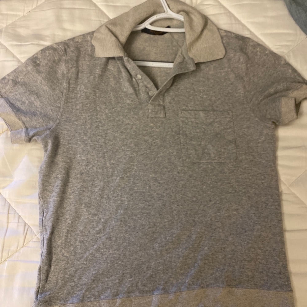Louis Vuitton half monogram polo